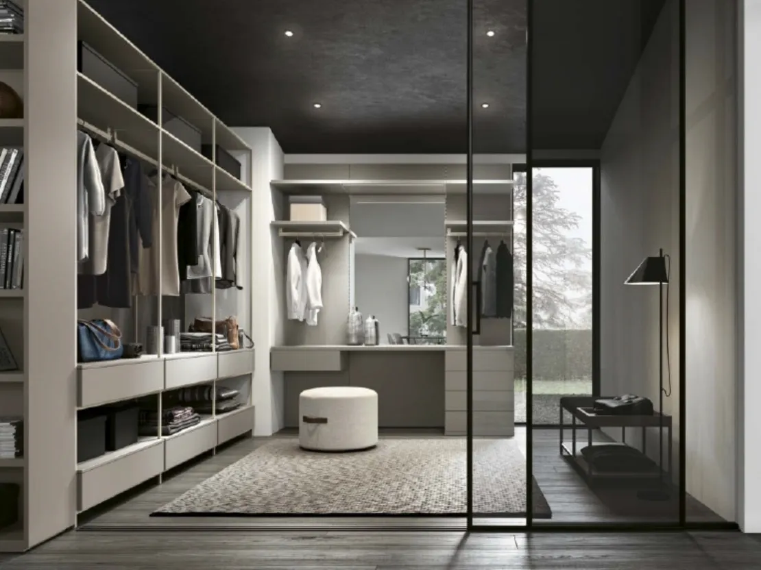 Cabina Armadio Cremagliera GH9025 di Abitare Mobilstella