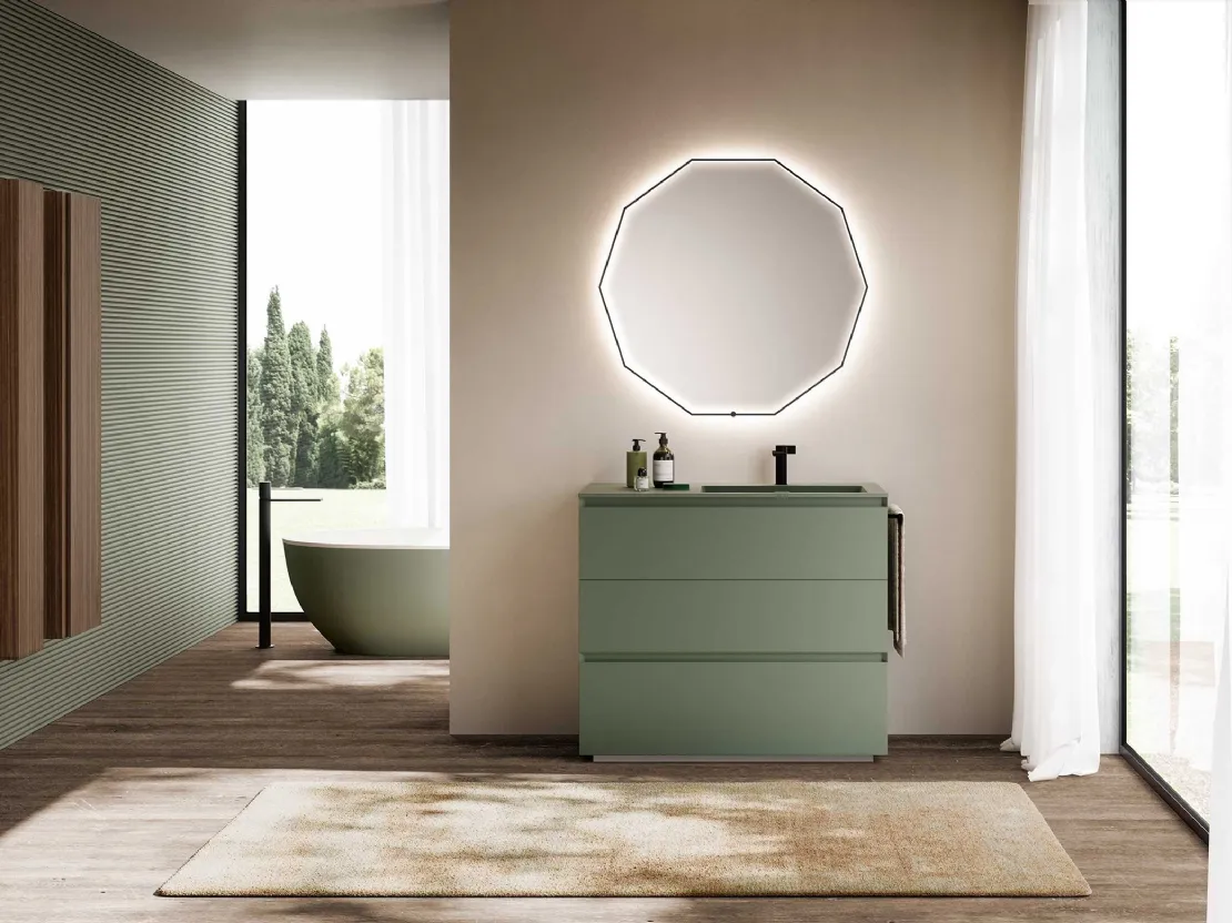 Mobile da Bagno Block System Syntesi C22 di Baxar