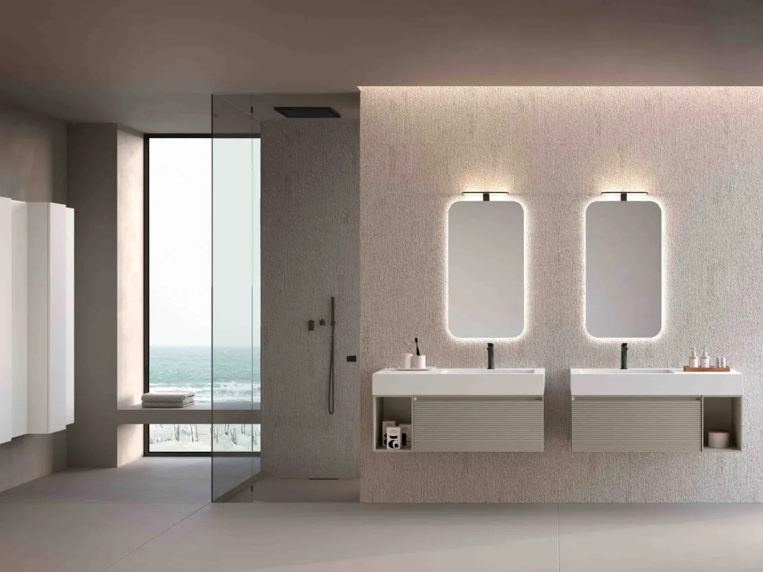 Mobile da Bagno sospeso M1 System 144 di Baxar