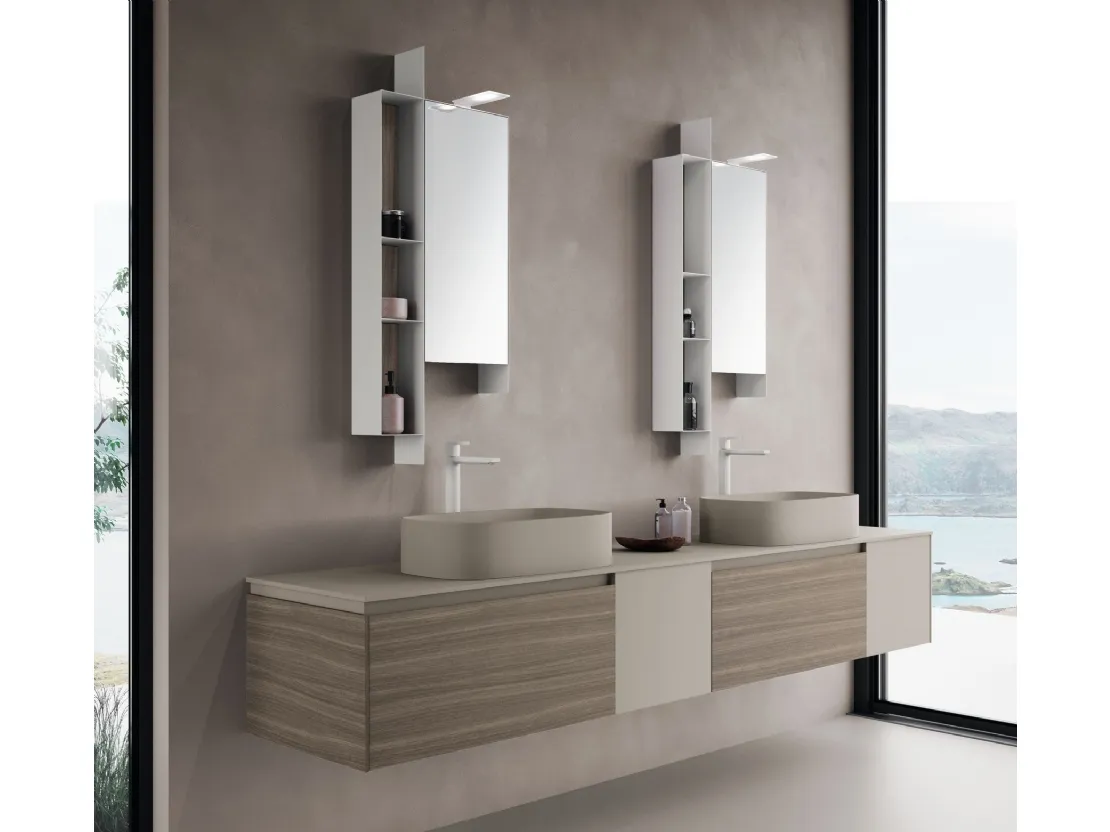 Mobile da Bagno sospeso M2 System 246 di Baxar