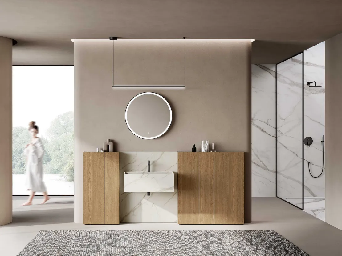 Mobile da Bagno M3 System 302 in Rovere di Baxar
