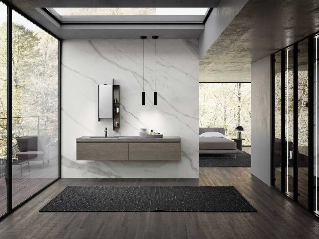 Mobile da Bagno sospeso M3 System 311 di Baxar