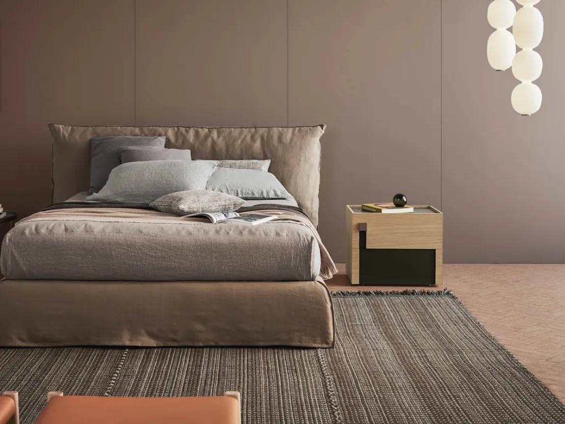 Letto imbottito Piumotto di Pianca