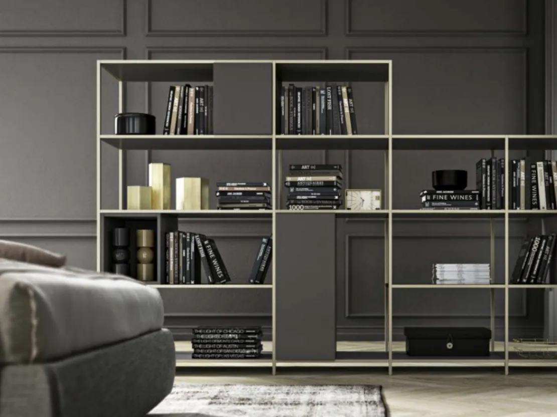 Libreria divisoria Gabbia GH5035 di Abitare Mobilstella