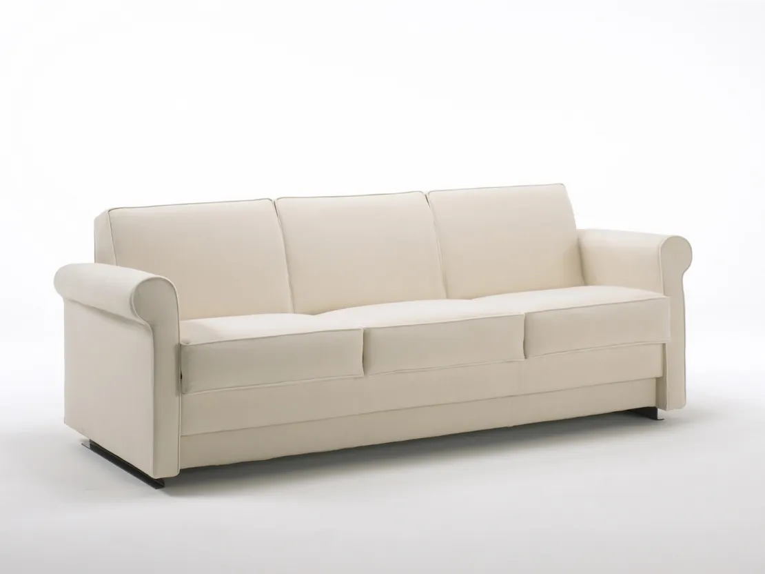 Divano Letto classico lineare in tessuto BK 111 di BK Group