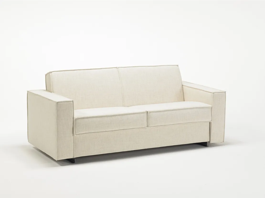 Divano Letto lineare in tessuto imbottito BK 126 di BK Group