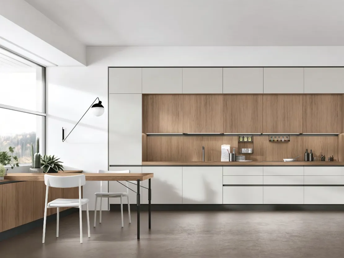 Cucina Moderna lineare Infinity Modern 05 di Stosa
