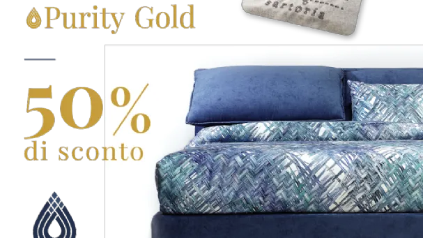 PROMOZIONE PURITY GOLD LETTO ALTRENOTTI